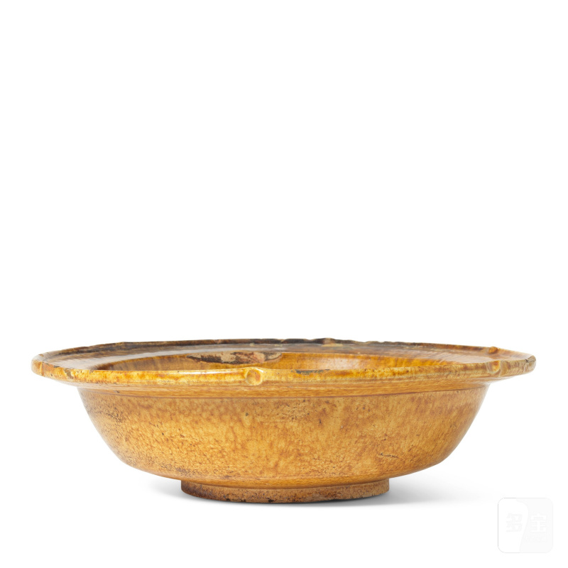 遼 三彩花卉紋盤 | A SANCAI GLAZED DISH - 图6